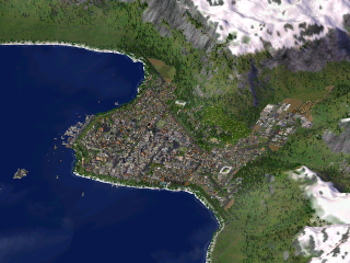 Vue aérienne de Trabzon